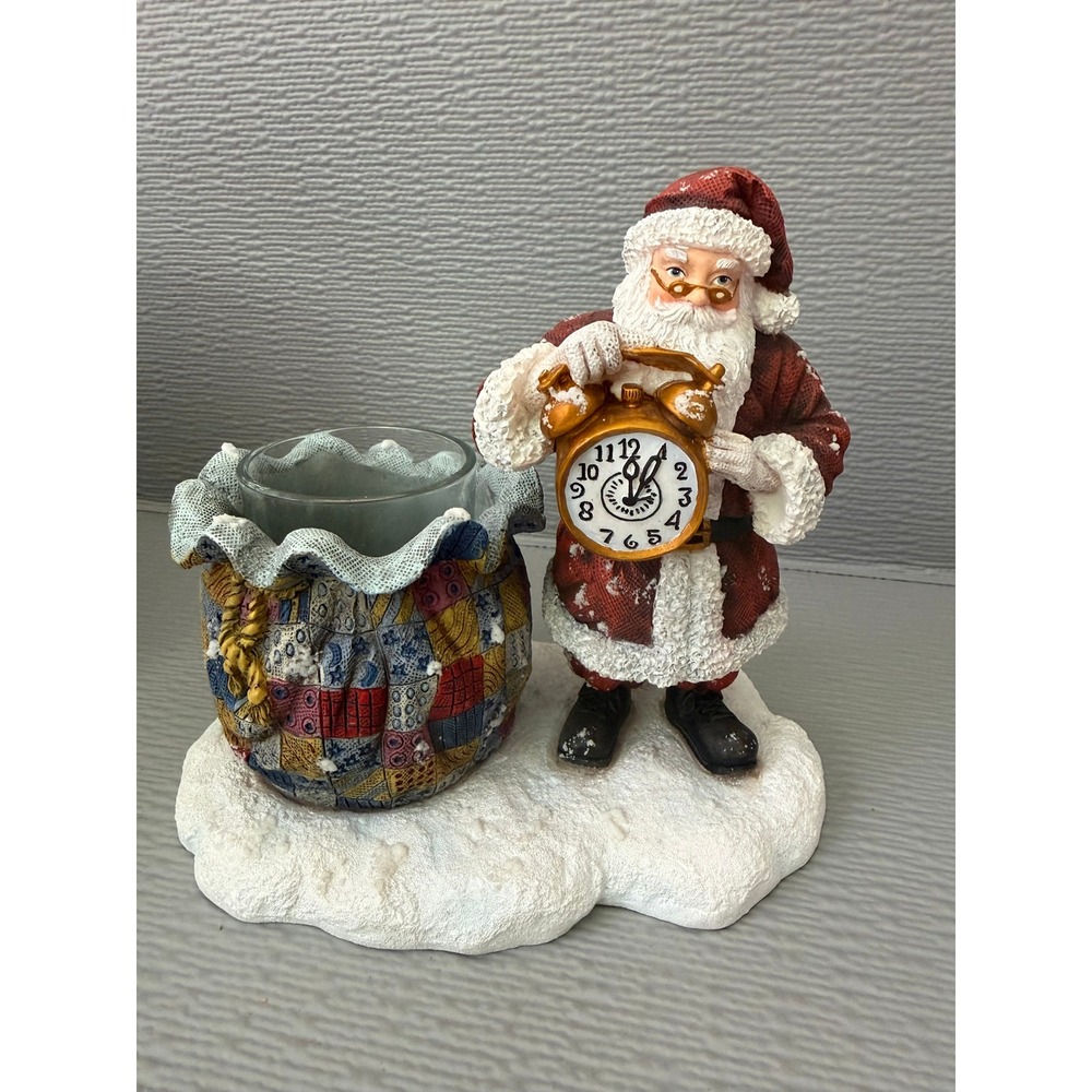 Lang Candles Time for Santa Figural Candle Holder‎ Sherri Buck Baldwin